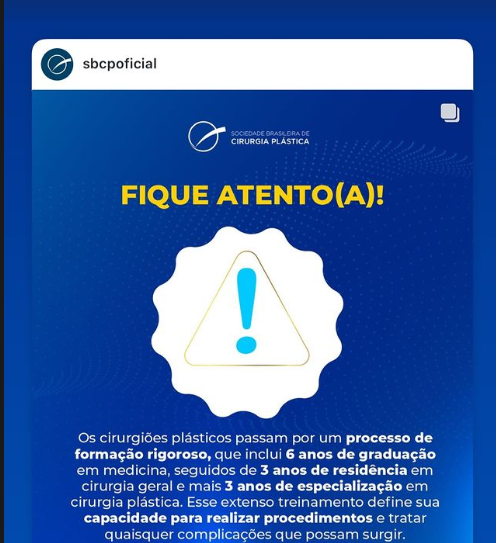 Nota de Alerta da SBCP